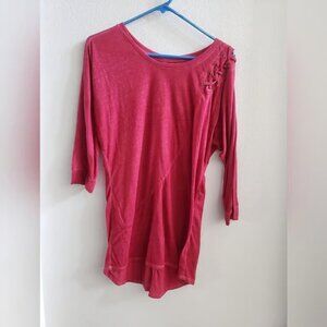 womens pink lightweight tshirt